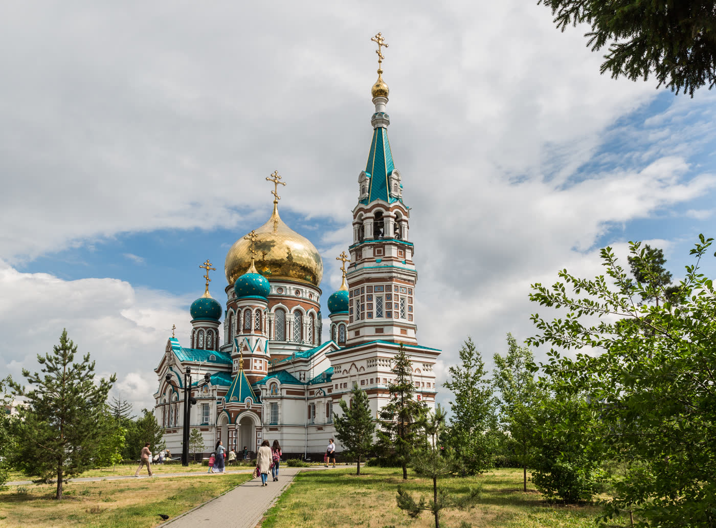 Панорама центра Омска